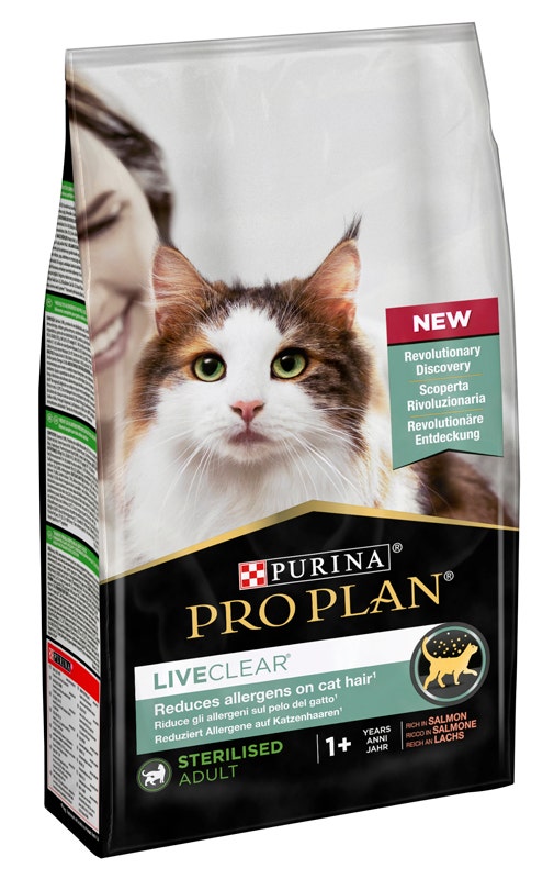 Purina Pro Plan LiveClear Gatto Sterilised Adult 1+ Crocchette Salmone Sacco 1,4kg