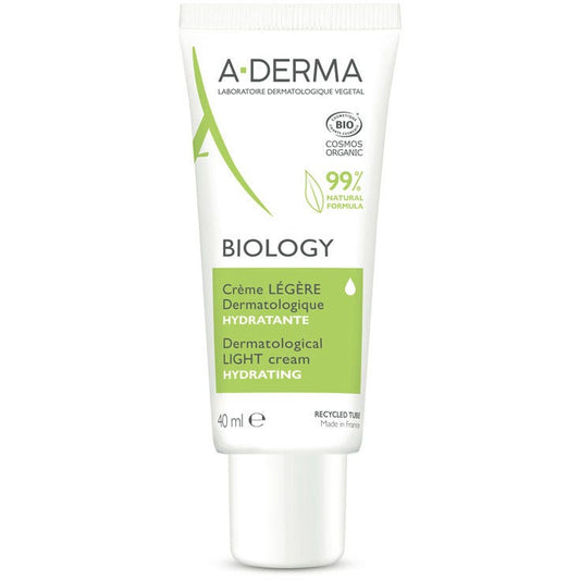 A-Derma Biology Crema Leggera Dermatologica Idratante 40ml