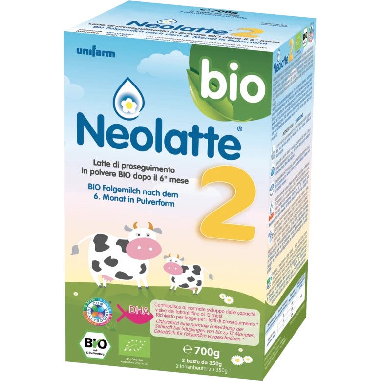 Neolatte 2 Bio Latte Di Proseguimento In Polvere 6M+ 2 Buste x 350g