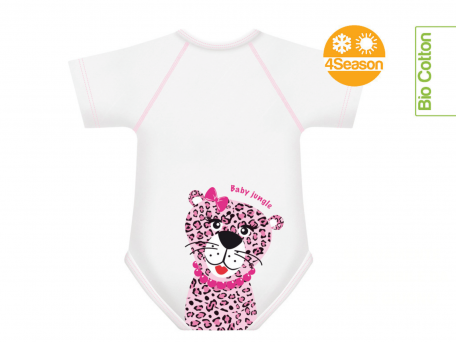 J Bimbi Body 0-36M Bio Cotton 4 Season Baby Jungle Leopardo