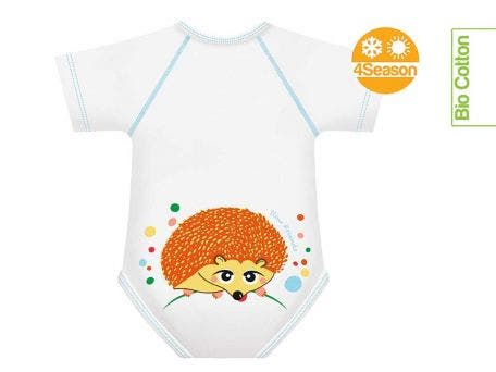 J Bimbi Body 0-36M Bio Cotton 4 Season Slow Friends Riccio