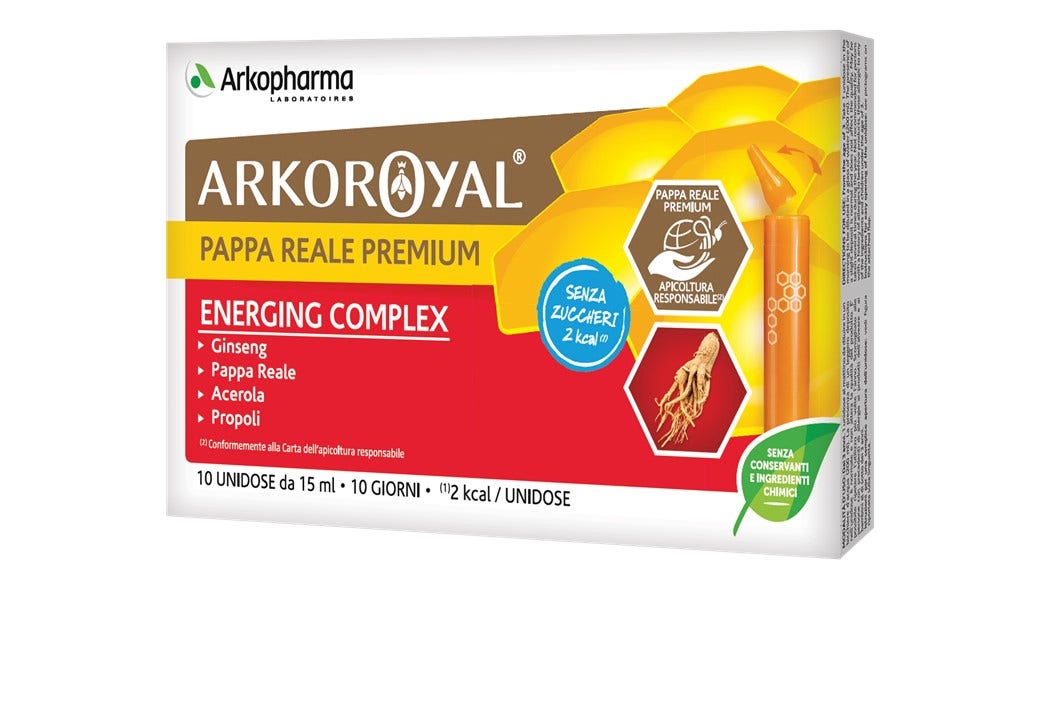 Arkopharma Energing Complex Senza Zucchero 10 Flaconcini Da 15ml