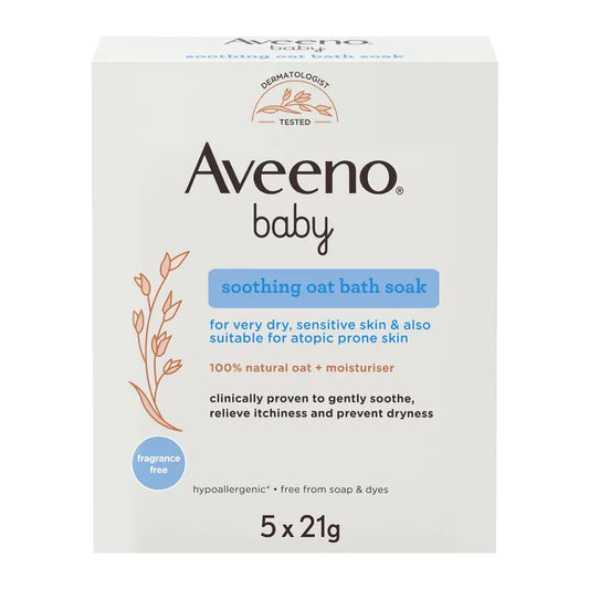 Aveeno Baby Colloidal Polvere Bagno 5x21g