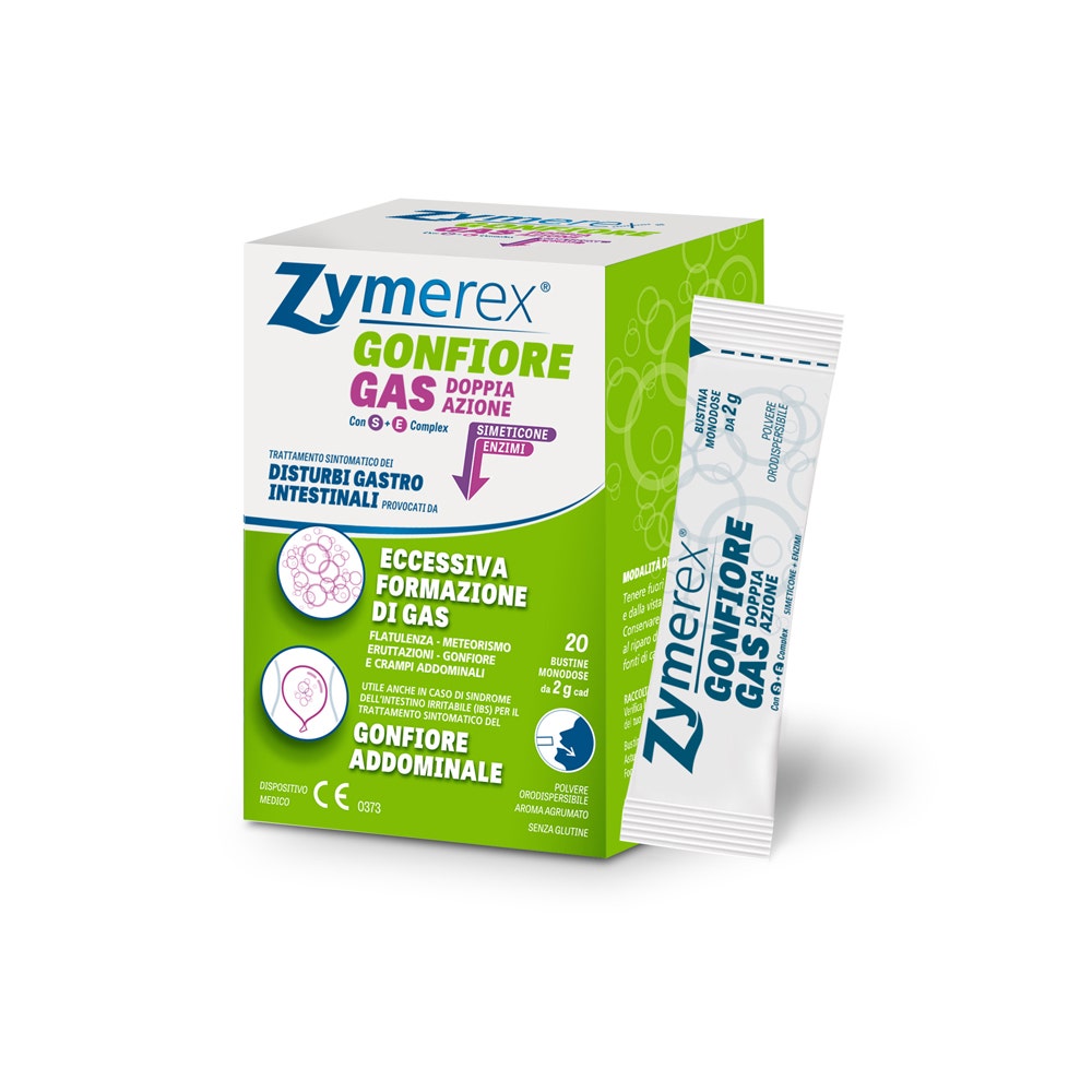 Zymerex Gas Doppia Azione 20 Bustine Monodose