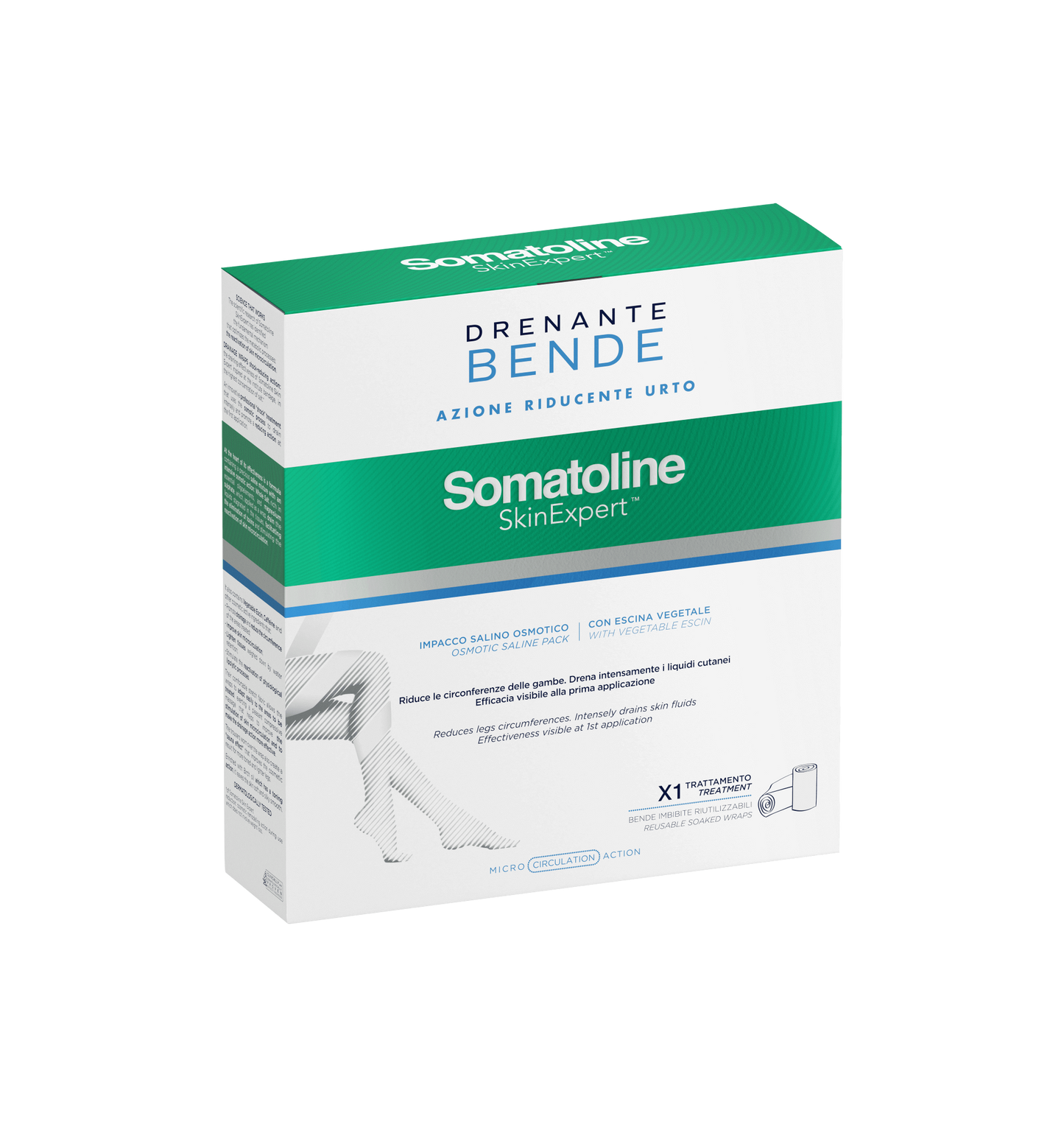 Somatoline SkinExpert Bende Snellenti Drenanti Starter 1 Kit