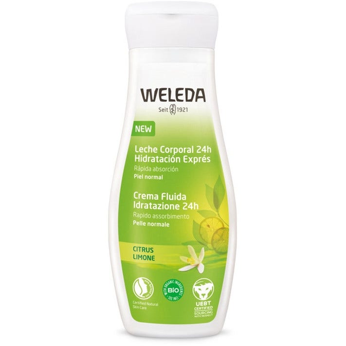 Weleda Crema Fluida Idratante 24H Limone 200ml