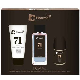 Iap Pharma Cofanetto Per Lui Gel Doccia 150ml + Profumo 100ml + Deodorante Roll On 75ml N.71