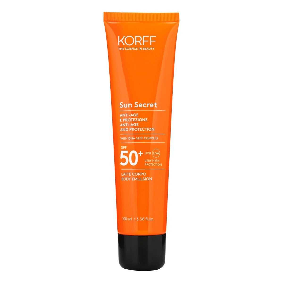 Korff Sun Secret Latte Solare Protettivo/Anti-age Corpo 100ml SPF50+