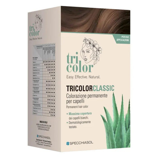 Specchiasol Tricolor Classic 5,32 Cioccolato 2 Tubi 50ml 2 Shaker 50ml + 4 Bustine 8ml