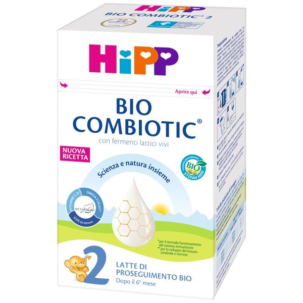 Hipp 2 Latte Di Proseguimento Bio Combiotic 600g