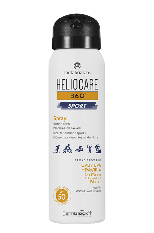 Heliocare 360° Sport Spray Protezione Solare SPF 50+ Corpo 100ml