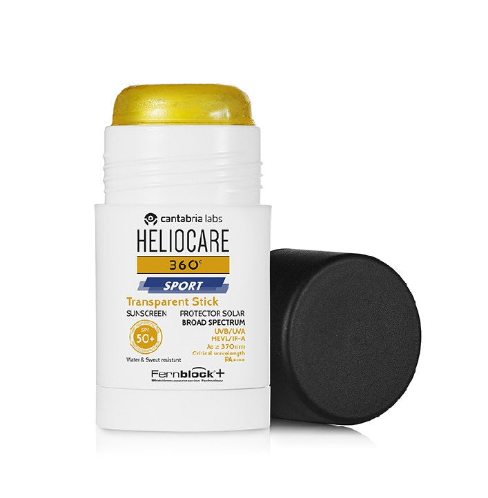 Heliocare 360° Sport Transparent Stick Protezione Solare SPF 50+ 25g