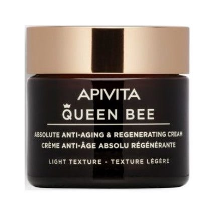 Apivita Queen Bee Light Crema Viso Anti-Età Assoluta&Rigenerante Texture Leggera 50ml