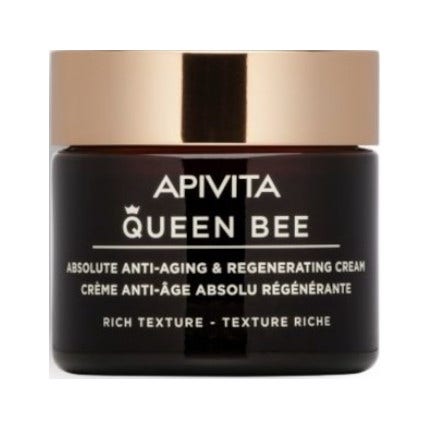 Apivita Queen Bee Rich Crema Viso Anti-Età Assoluta&Rigenerante Texture Ricca 50ml