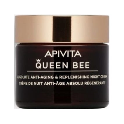 Apivita Queen Bee Night Crema Viso Notte Anti-Età Assoluta&Rimpolpante 50ml