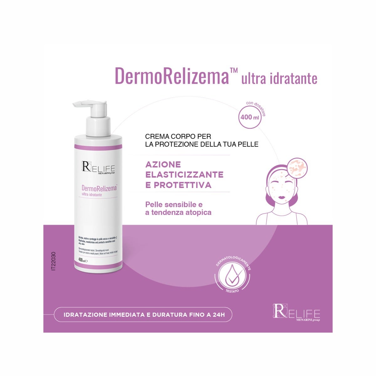 Relife Dermorelizema Ultra Idratante 400g