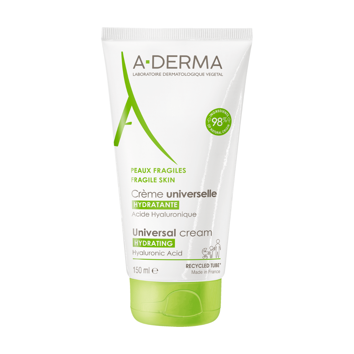 Aderma Les indispensables Crema Universale Idratante Viso/Corpo 150ml