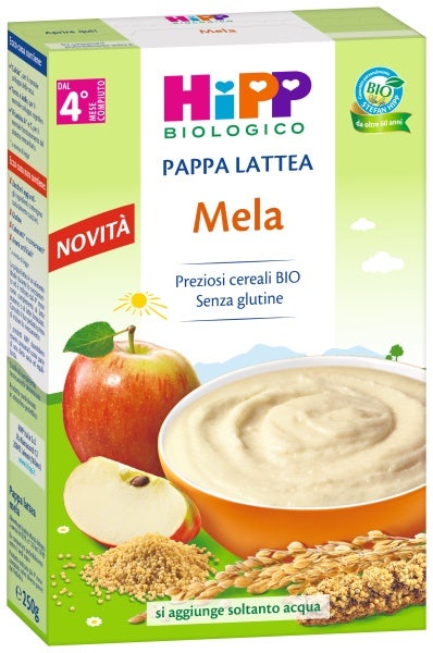 Hipp Bio Pappa Lattea Mela 250g 4Mesi+