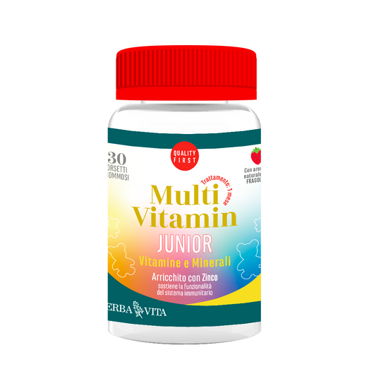 Erba Vita Multivitamin Junior Vitamine E Minerali 30 Orsetti Gommosi