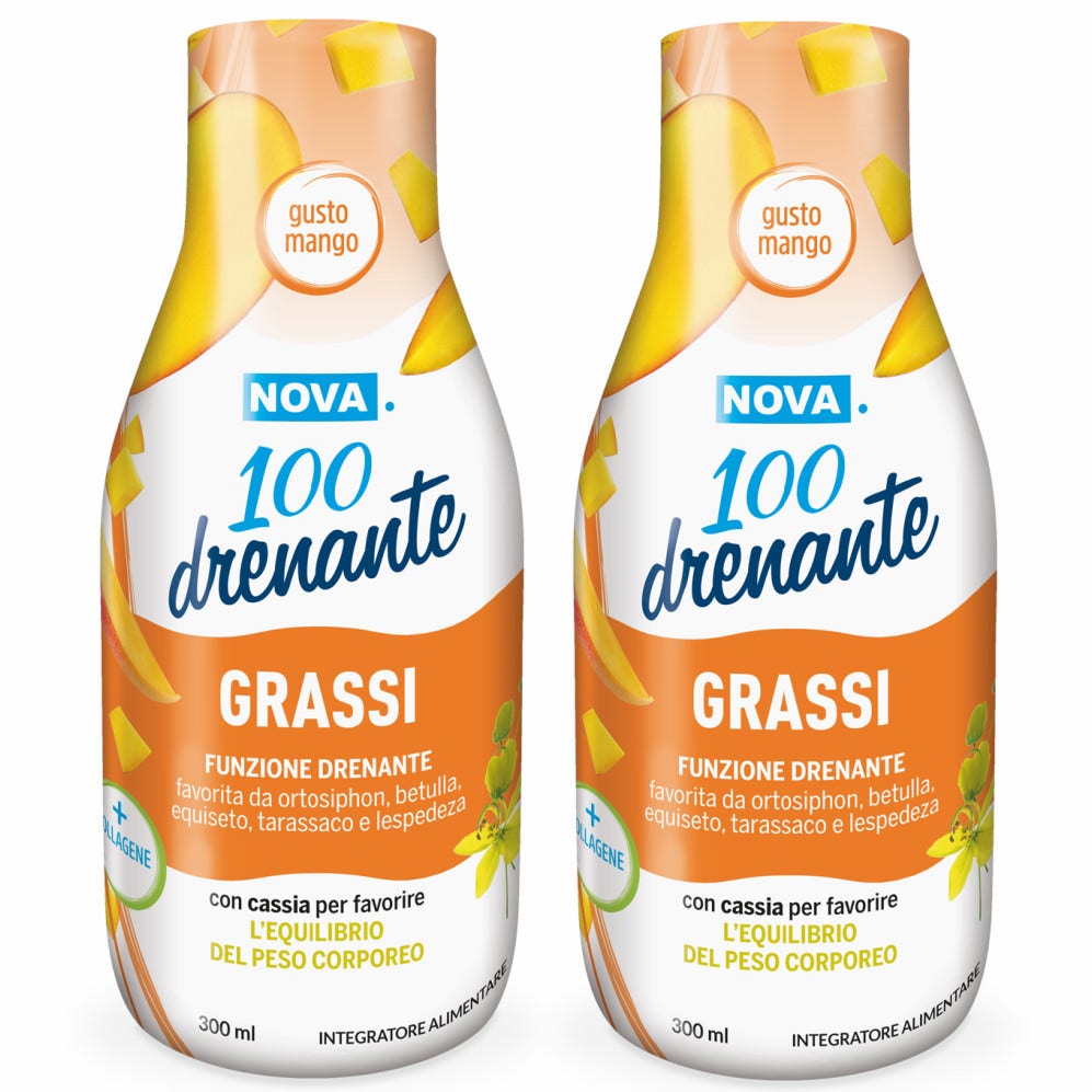 Nova 100 Drenante Grassi Con Cassia 2x300ml