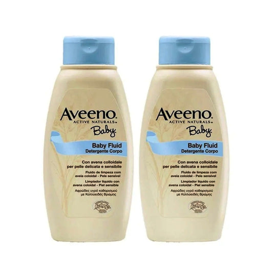 Aveeno Baby Fluid Detergente Corpo Bundle 2x400ml