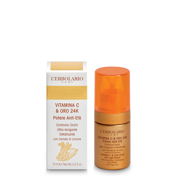 L'Erbolario Contorno Occhi Vitamina C & Oro 24K 15ml