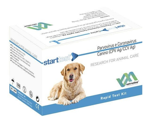 VetMotive Start Test Parvovirus e Coronavirus Canino (Ag) 5 Kit Test