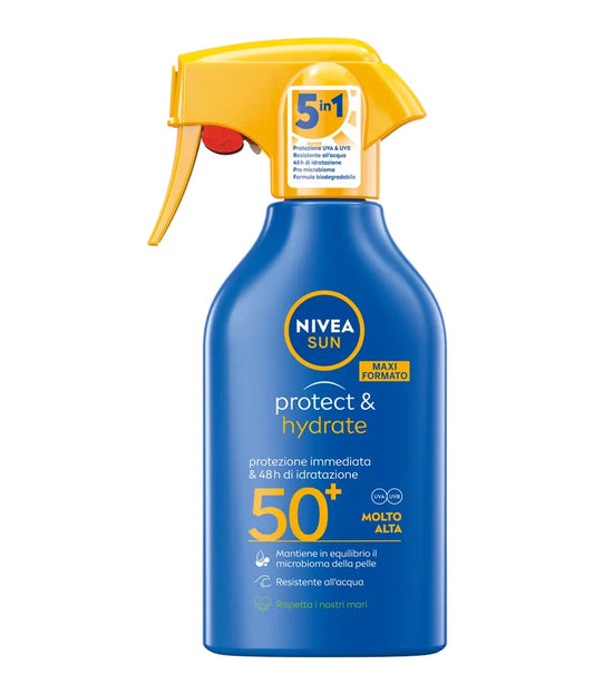 Nivea Sun Protect & Hydrate Spray Solare SPF 50+ Maxi Formato 270ml