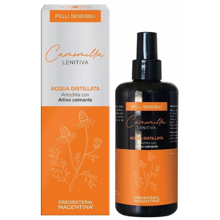 Erboristeria Magentina Acqua Distillata Lenitiva Con Camomilla Pelli Sensibili 200ml