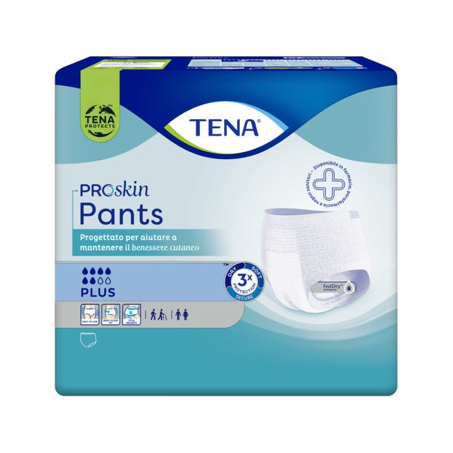 Tena Pants Plus Pannoloni Mutandine Assorbenti Taglia M 9 Pezzi