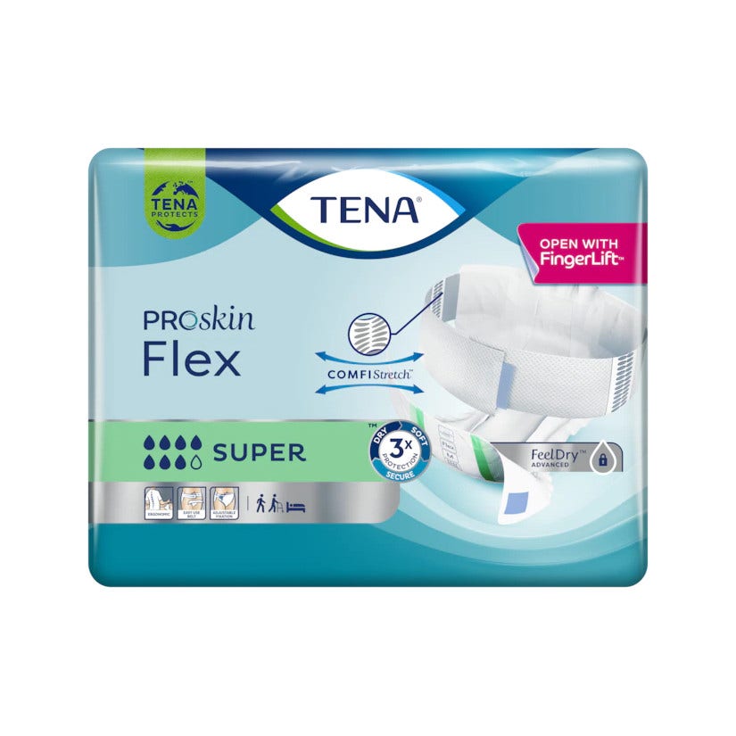 Tena Flex Super Pannolone Per Incontinenza A Cintura Large 30 Pezzi