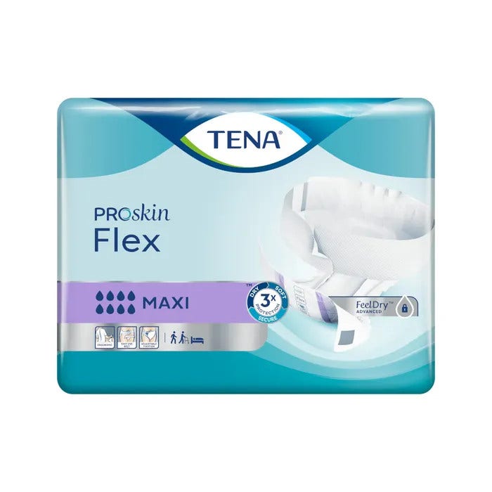 Tena Proskin Flex Maxi Pannolone A Cintura Medium 22 Pezzi