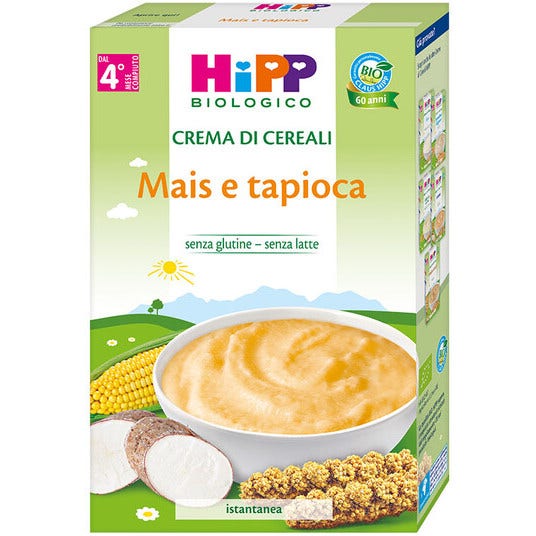 Hipp Bio Crema Di Cereali Mais/Tapioco 200g 4Mesi+