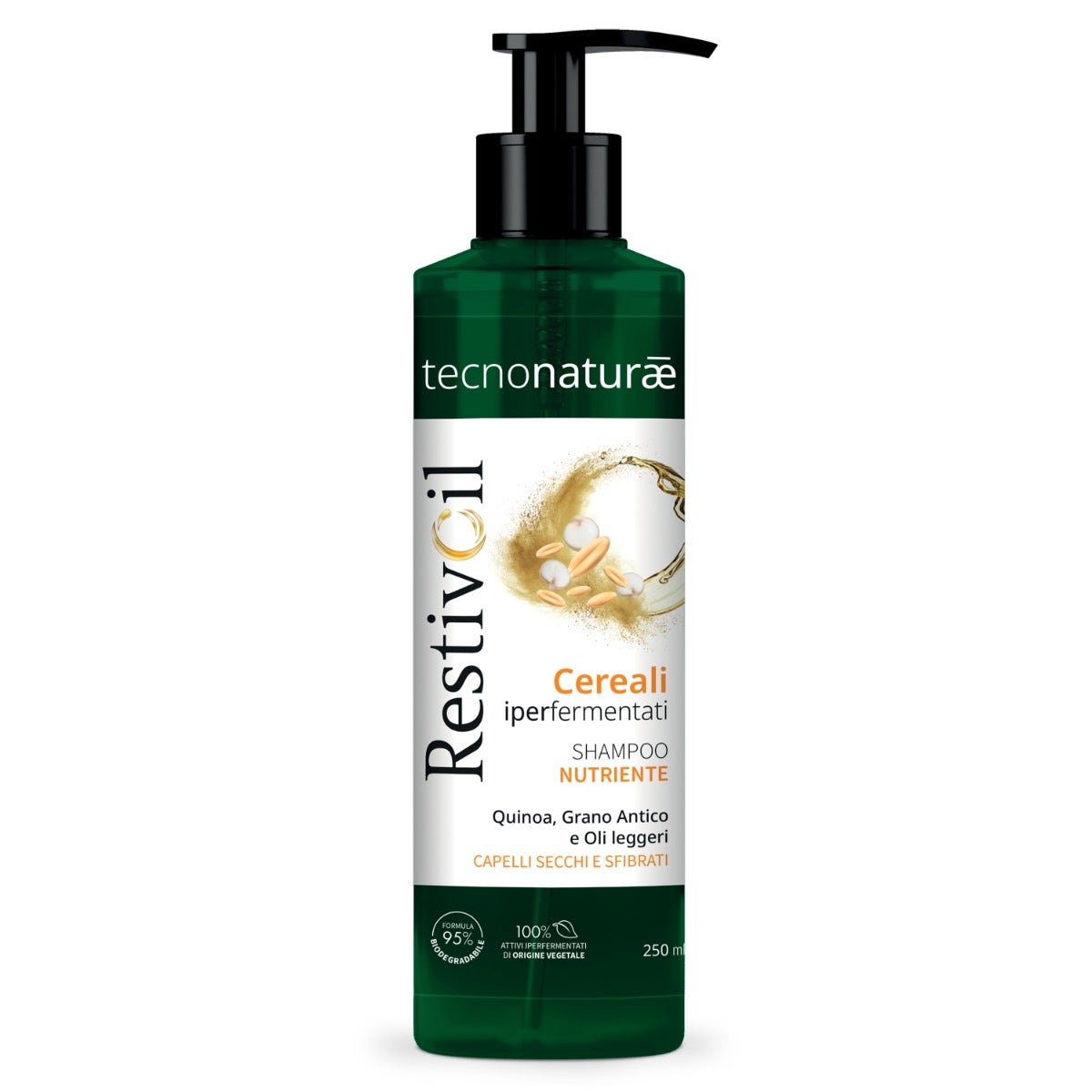 Restivoil Tecnonaturae Cereali Iperfermentati Shampoo Nutriente 250ml