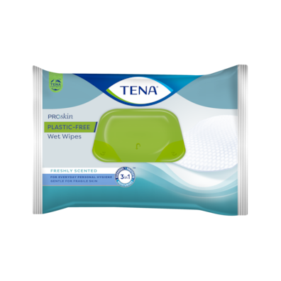 Tena Wet Wipes Plastic Free Salviette Umidificate Per Adulti 48 Pezzi