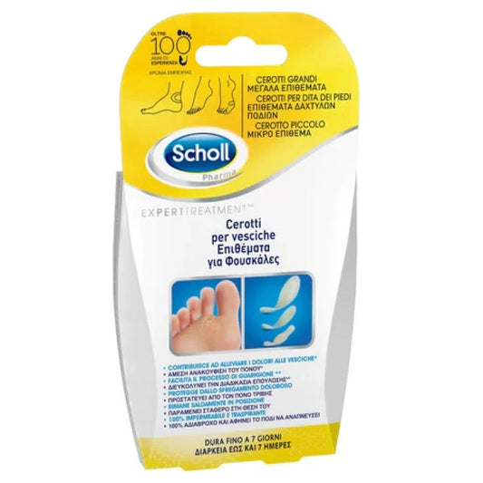 Scholl Cerotti Vesciche Misure Miste 6 Pezzi