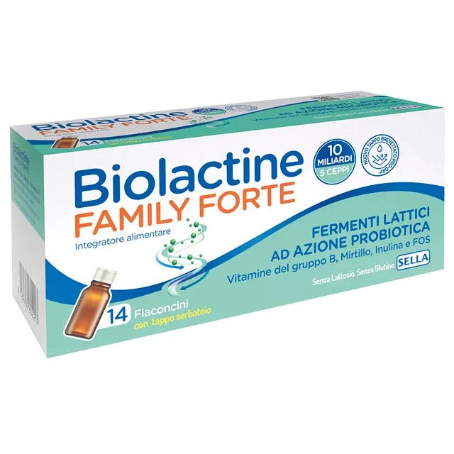 Biolactine Family Forte 10 Miliardi 14 Flaconcini Da 9ml