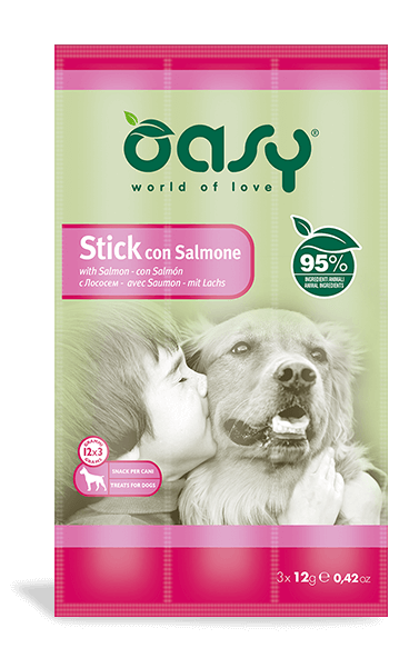 Oasy Snack Con Salmone Per Cani 3 Sticks