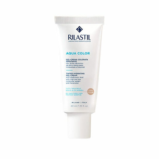 Rilastil Aqua Color Gel Crema Colorata Idratante Tonalità Light 40ml