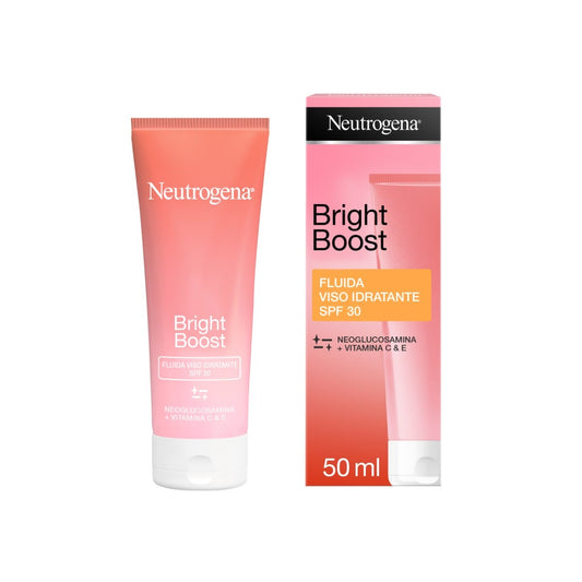 Neutrogena Bright Boost Fluido Viso Idratante con Protezione Solare Viso SPF 30 50ml