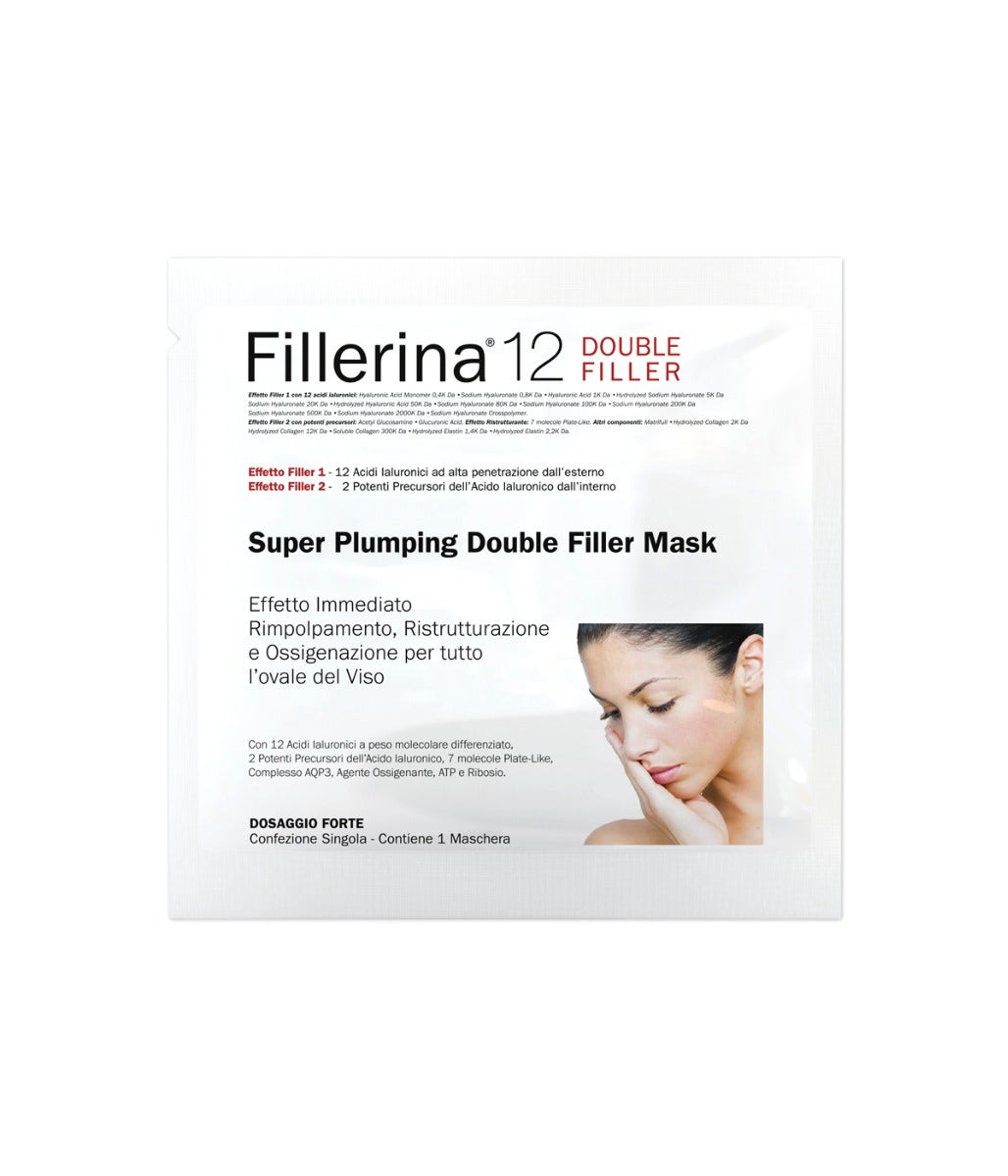 Fillerina 12 Super Plumping Double Filler Maschera Monouso Dosaggio Forte