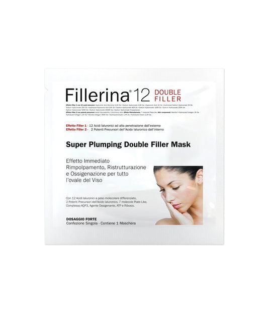 Fillerina 12 Super Plumping Double Filler Maschera Monouso Dosaggio Forte