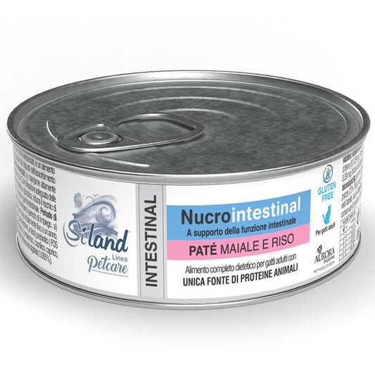 Siland Nucrointestinal Adult Paté Maiale e Riso per Gatti 85g