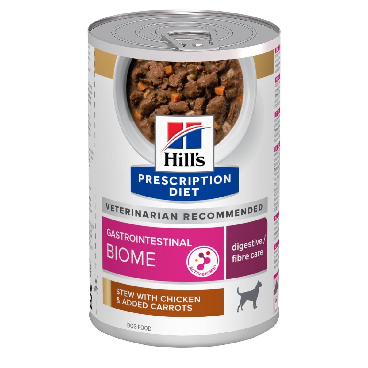 Hill's Prescription Diet Gastrointestinal Biome Spezzatino Per Cani Pollo E Carote Lattina 354g