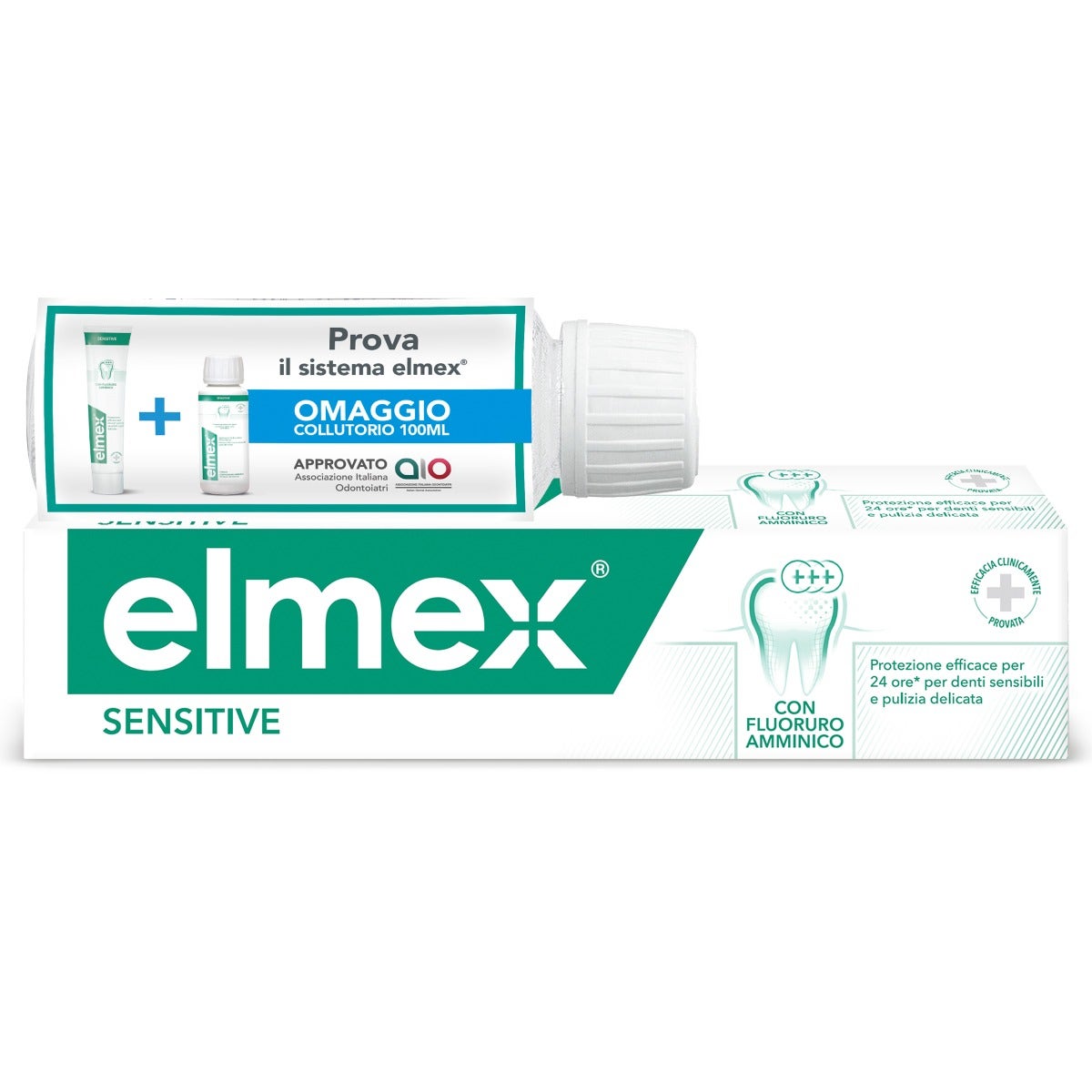 Elmex Sensitive Dentifricio 75ml + Collutorio 100ml