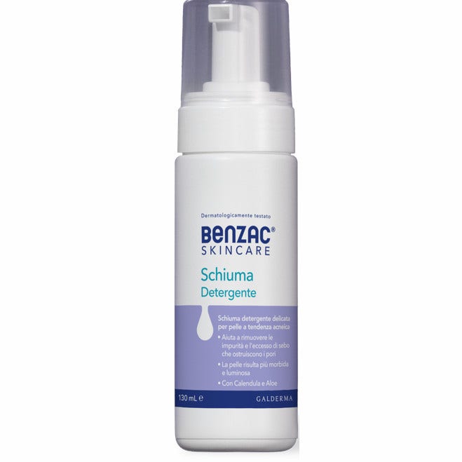 Benzac Skincare Schiuma Detergente Viso Pelle Acneica 130ml