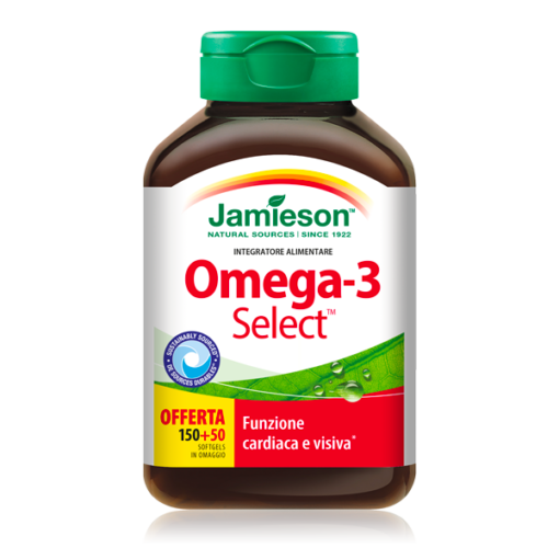 Jamieson Omega 3 Select 150+50 Softgels