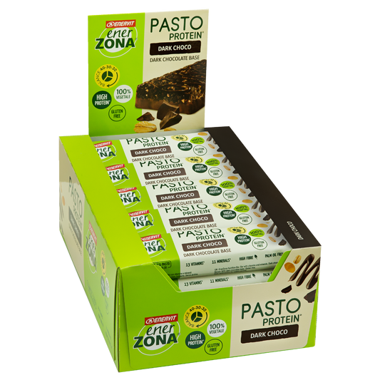 Enerzona Pasto Protein Dark Choco 25 Barrette Da 55g