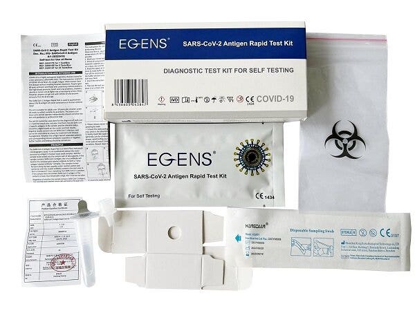 Egens Test Antigenico Rapido Covid-19