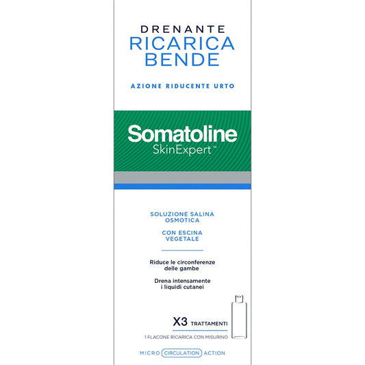 Somatoline Skin Expert Bende Snellenti Drenanti Kit Ricarica 420ml